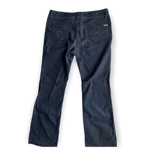 Polo Jeans Ralph Lauren Kelly Black Corduroy Mid Rise Bootcut Jeans sz 12